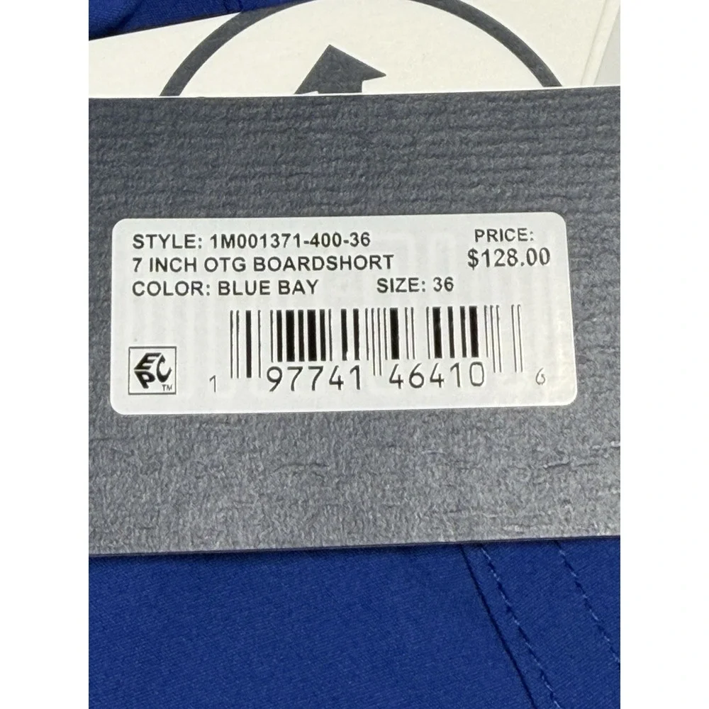 Vineyard Vines Size 36 Men's Swim OTG Board Shorts Blue Bay USA 7 in $128